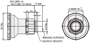 3Z4S-LE VS-MCH1 Series Dimensions 1 