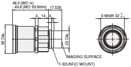 3Z4S-LE VS-MCH1 Series Dimensions 2 