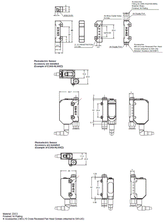 E3AS-HL / F / L Series Dimensions 37 