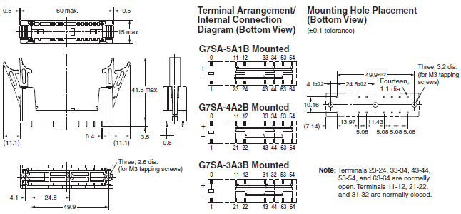 G7SA Dimensions 17 