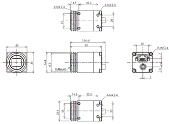 STC Series (SWIR Camera) Dimensions 6 