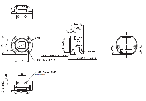 STC Series (Small Board Camera) Dimensions 15 