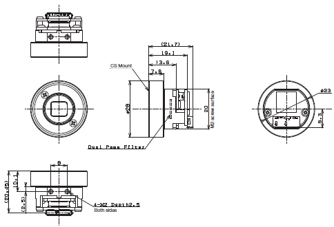 STC Series (Small Board Camera) Dimensions 17 