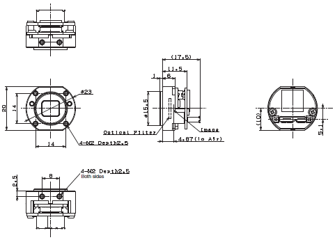 STC Series (Small Board Camera) Dimensions 18 