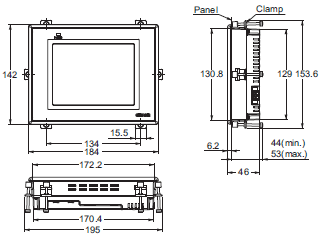 NB Series (-V1) Dimensions 2 