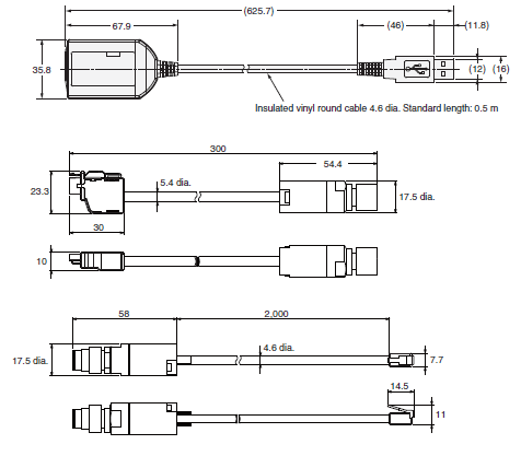 F3SG-RA-01TS / 02TS Dimensions 27 