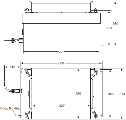 iPF Series Dimensions 3 