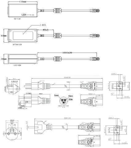 VHV5-F Dimensions 19 