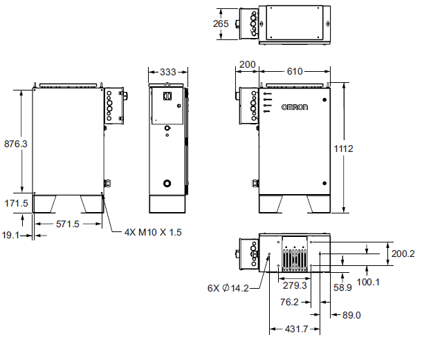 HD Series Dimensions 3 