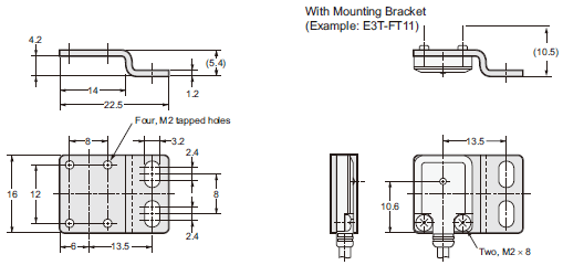 E3T-[]-UL Dimensions 44 