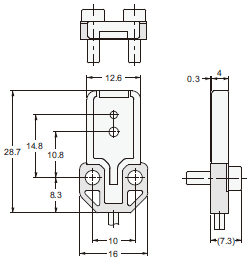 E3T-[]-UL Dimensions 50 