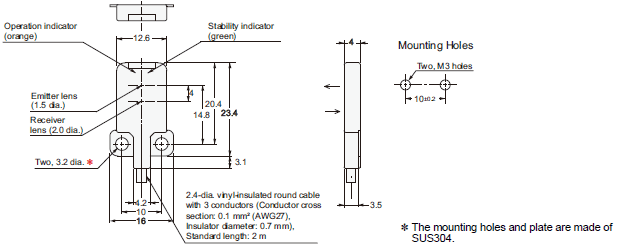 E3T-[]-UL Dimensions 14 