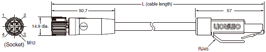 XS5[]-T Dimensions 6 