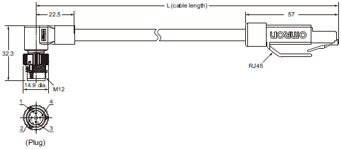 XS5[]-T Dimensions 8 