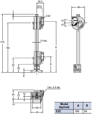 E39-L93[] / L150 / L151 / L98 Dimensions 5 