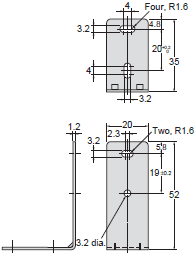 E39-L / -S / -R Dimensions 21 