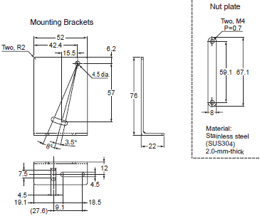 E39-L / -S / -R Dimensions 44 