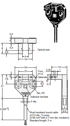 EE-SX77 / SX87 Dimensions 3 
