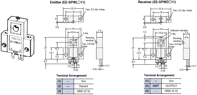 EE-SPW311 / 411 Dimensions 3 