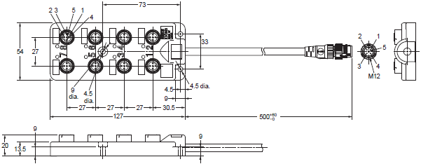 DeviceNet Peripheral Devices Dimensions 34 