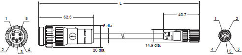 DeviceNet Peripheral Devices Dimensions 39 