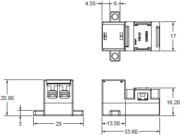 DeviceNet Peripheral Devices Dimensions 12 