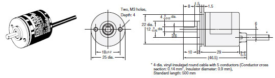 E6A2-C Dimensions 3 