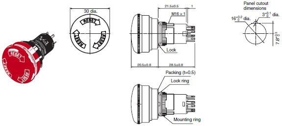 A165E Dimensions 3 