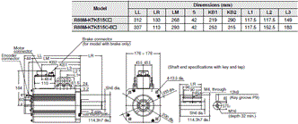 R88M-K, R88D-KT Dimensions 58 