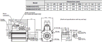 R88M-K, R88D-KT Dimensions 69 