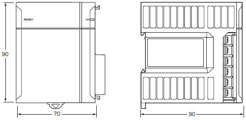 NJ501-5300 Dimensions 2 