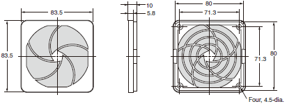 R89F-M Dimensions 13 