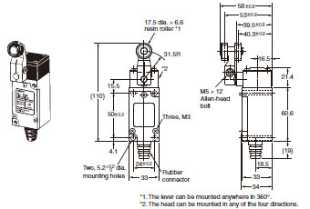 HL-5000 Dimensions 2 