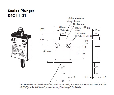 D4C-1231 | OMRON Industrial Automation