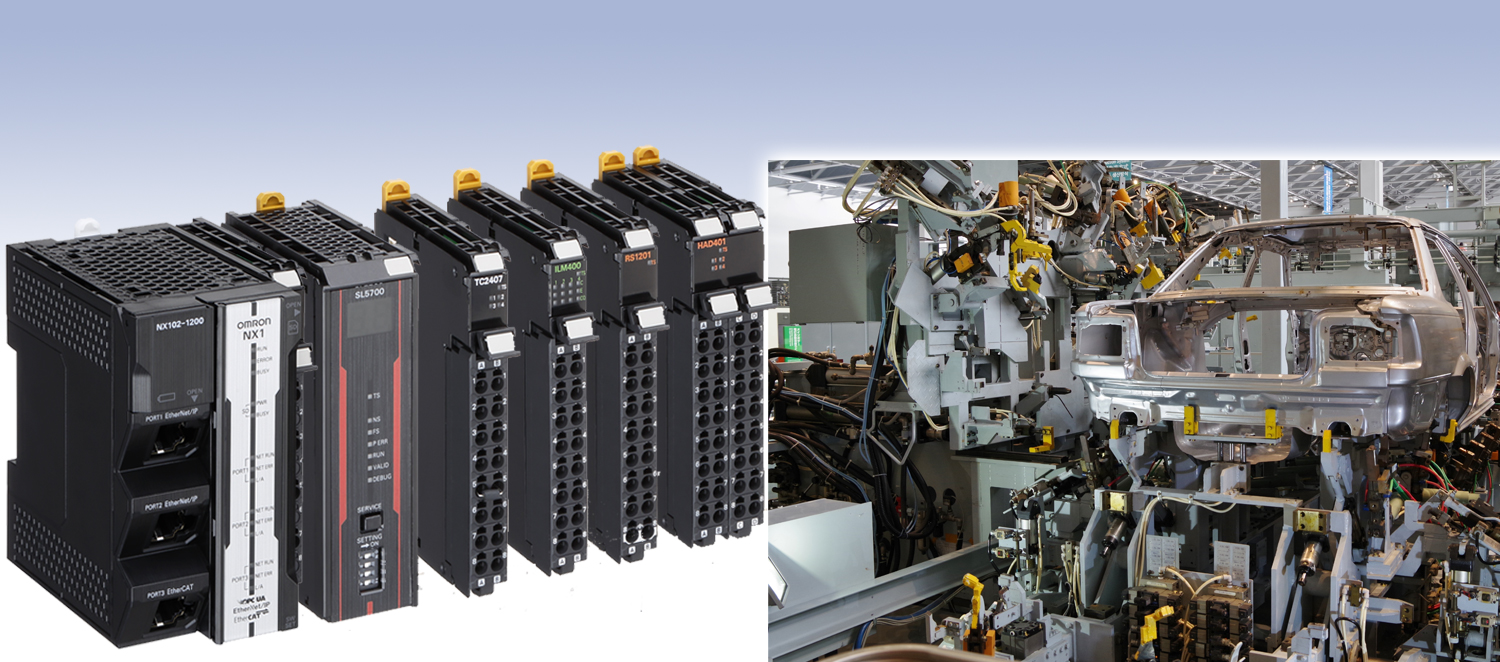 Why is Omron’s NX1 Controller adopted in the automotive industry?