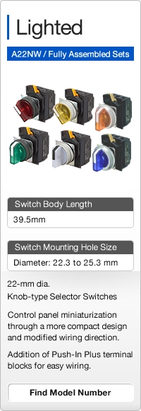 Lighted A22NW Series / for Sets