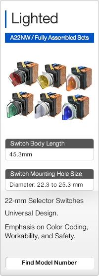 Lighted A22NW Series / for Sets