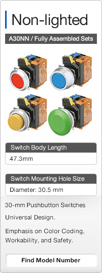 Non-lighted A30NN Series / Fully Assembled Sets