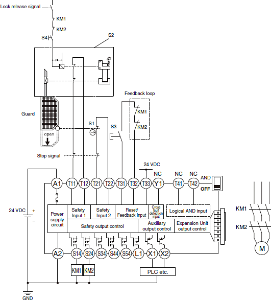 Circuit Connection Examples Of Safety Components