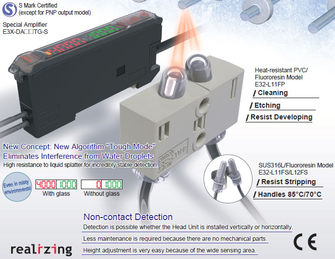 E32-L11FP / L1[]FS, E3X-DA[][]TG-S Features 1 